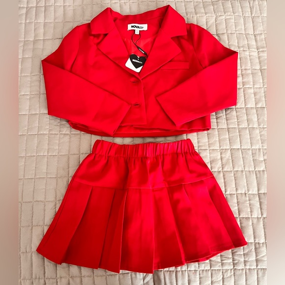 Fashion Nova Other - Red Skirt Set 4T